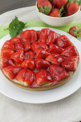 tarte aux fraises