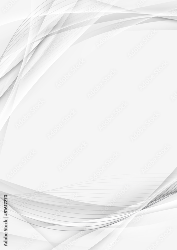 Canvas Prints transparent futuristic abstract swoosh border modern background