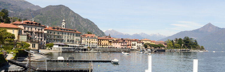 Fototapeta na wymiar Menaggio town at famous Italian lake of Como