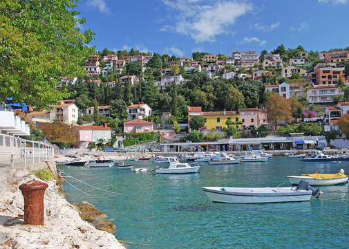 Urlaubs-und Badeort Rabac in Istrien an der Adria