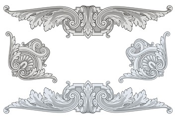 Vintage Design Elements vector