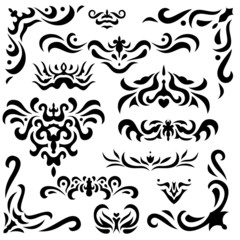 Calligraphic design elements