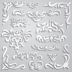 Calligraphic design elements