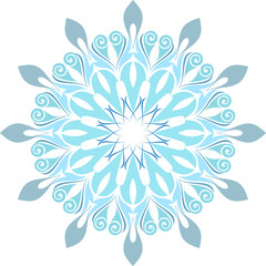 Abstract  circle floral ornamental border. Vector  illustration.