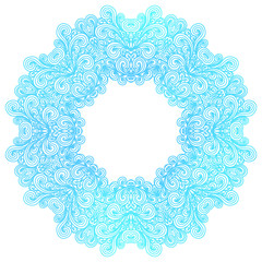 Round indian pattern