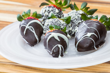 Chocolate dipped strawberries