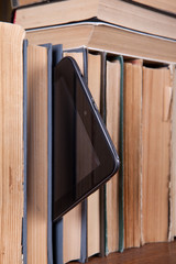 Tablet and books