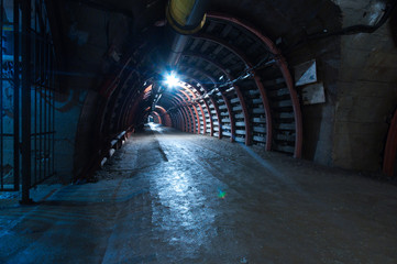 Underground Tunnel in the Mine, HDR