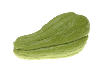 chayote isolated on white background
