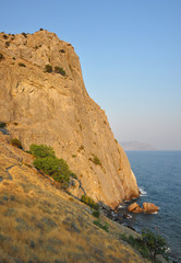Beautiful landscape with rocks, Crimea, Ukraine