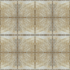 stitched animal skins - seamless background - decorative pattern