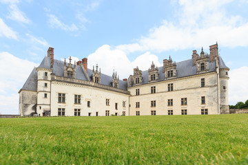 Chateau de Amboise medieval castle in Loire Valley
