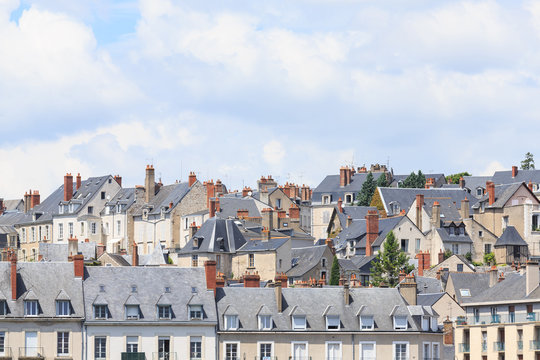 Old town of Blois in the Loire Valley,