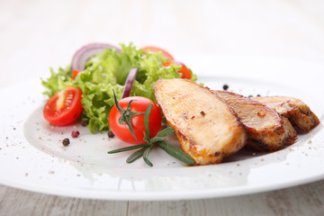grilled chicken fillet