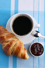 coffee and croissant