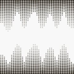 Halftone gray dots