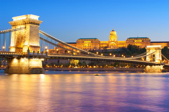 Chain Bridge Budapest Hungary