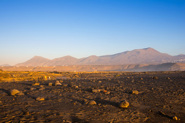 The coast of Lanzarote