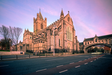 Fototapeta na wymiar Christ Church Cathedral Dublin Ireland
