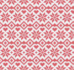 Knitted seamless pattern