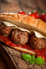 Meatball sandwich © circleps
