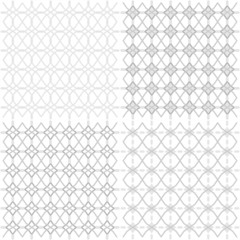 Seamless geometric openwork pattern - Illustration