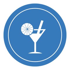 Cocktail dans un panneau