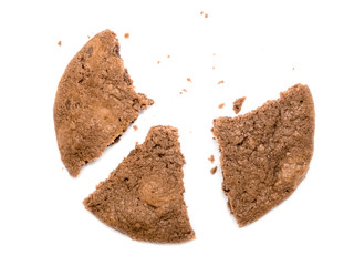 Splitted bitten cookie
