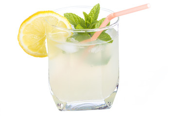 Glass of lemonade