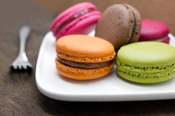 French macaroon.