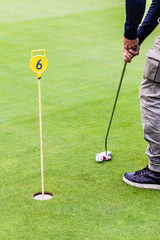 Obraz premium Playing Golf