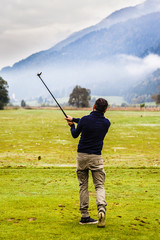 Swing practicing in the morning