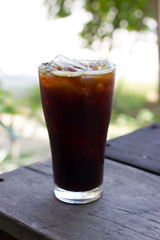 Ice coffee americano.