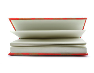 notebook isolated on white background.