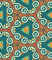 Abstract colorful seamless vector background