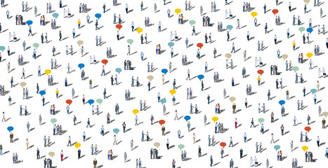 Crowd People Diversity Global Community Concept