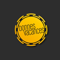 bonnes vacances