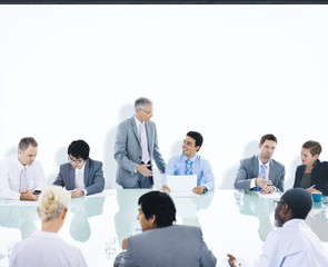 Fototapeta na wymiar Business People Conference Meeting Boardroom Leader Concept