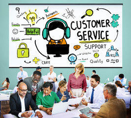 Customer Service Satisfaction Consumerism Support Concept
