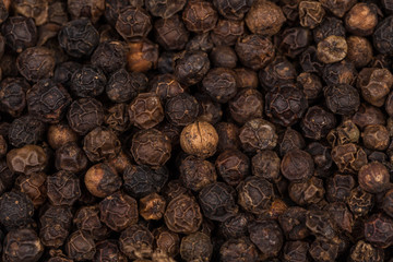 Black peppercorn background