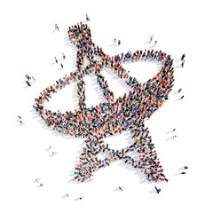 people in the form of radar.