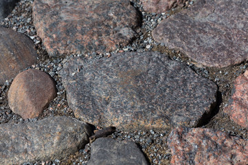 Stone road texture