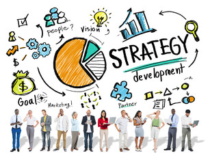 Strategy Development Marketing Vision Planning Business Concept