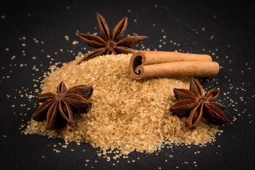 tropical brown sugar, anise, cinnamon
