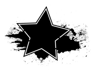 Retro Star Grunge Backdrop
