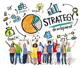 Strategy Development Goal Marketing Vision Planning Concept