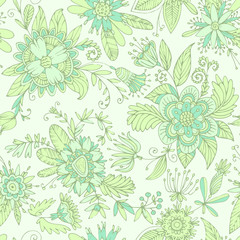 Seamless flower pattern