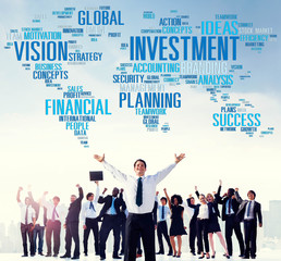 Investment Vision Planning Financial  Success Global Concept