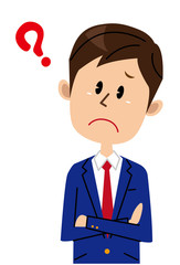 男子学生　疑問