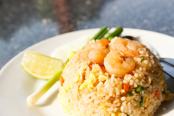 fried rice with shrimp